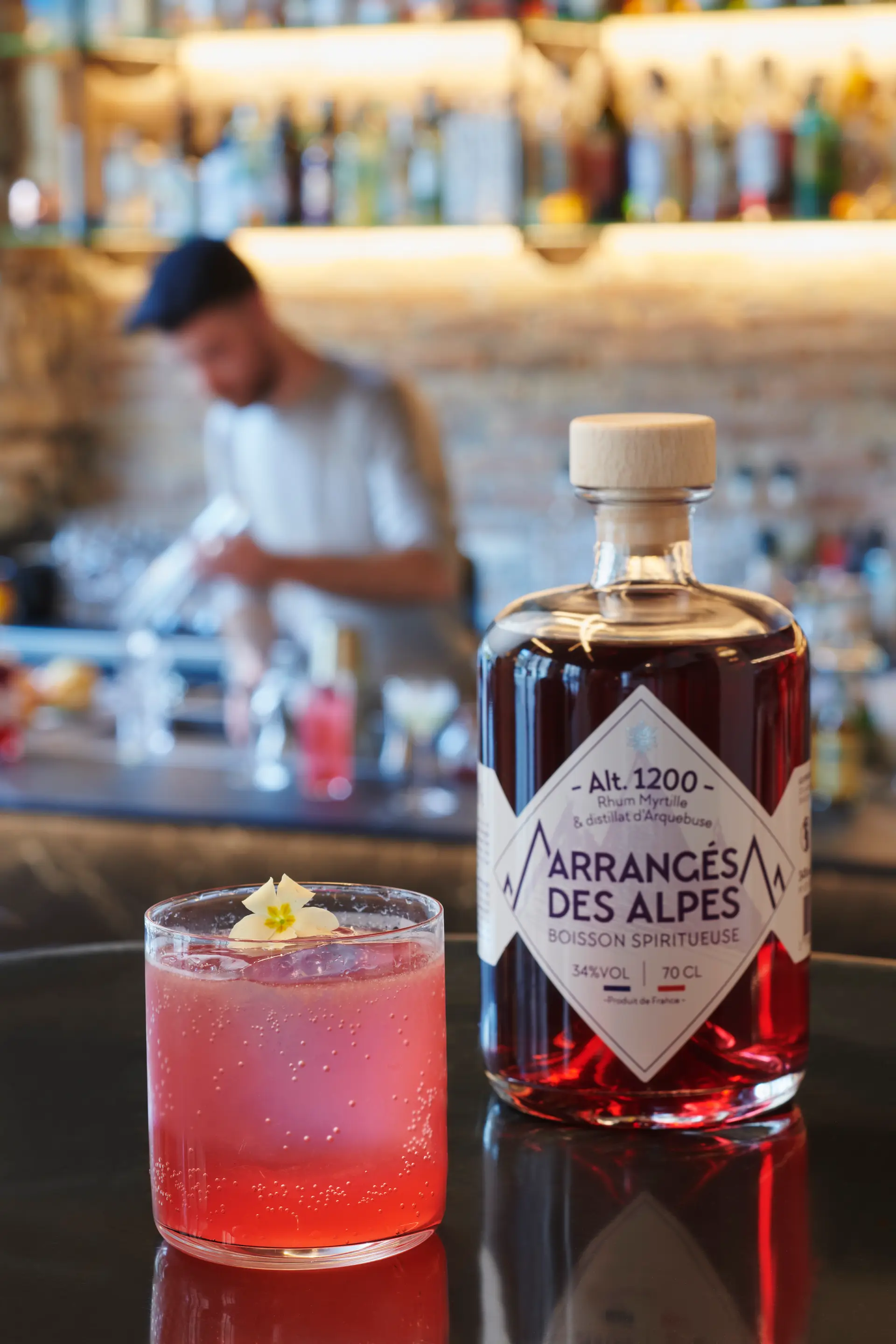 Arrangés des Alpes - Myrtille, Mure & distillat d’arquebuse 34°