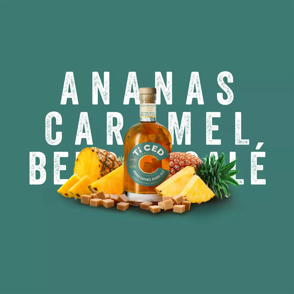 Ti Ced - Ananas Caramel Beurre Salé 32°