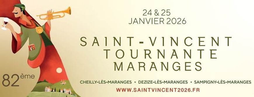 Affiche de la Saint Vincent des Maranges 2026