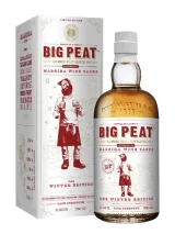 Bouteille de whisky Big Peat Winter Madeira Edition 2025 – 53,6°, un blended malt tourbé d’Islay vieilli en fûts de Madère.